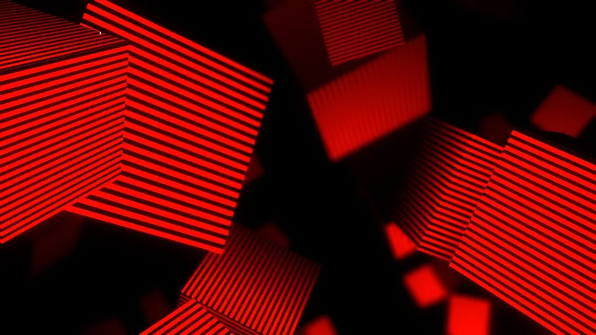 VJ Mapping visuel rouge